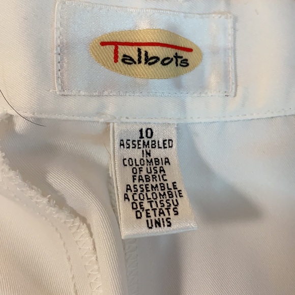 NWOT Talbots White Shorts - Picture 6 of 7